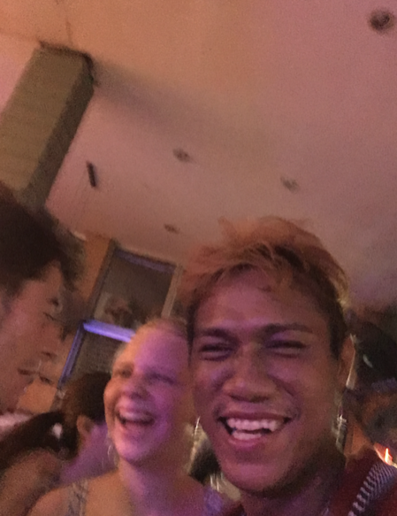 ステージ上の別カット。この瞬間が人生で一番楽しいと感じた